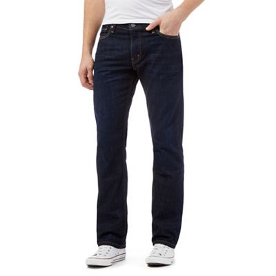 Levi's 504&#8482 the rish blue rinse straight fit jeans